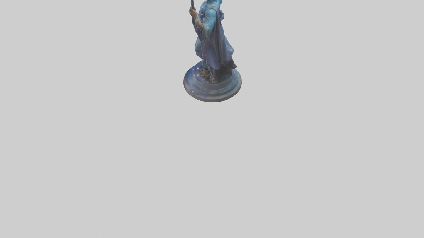 Freedom Reignited statue model 3D model