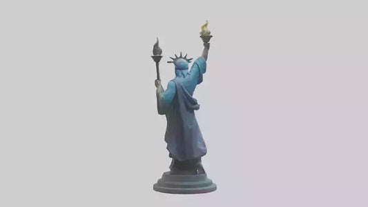 Freedom Reignited statue model 3D model