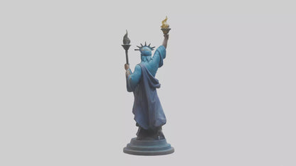 Freedom Reignited statue model 3D model