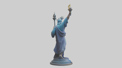 Freedom Reignited statue model 3D model