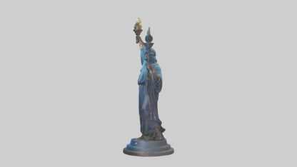 Freedom Reignited statue model 3D model