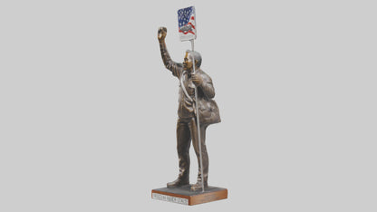 Freedom Rider statue model 3D model