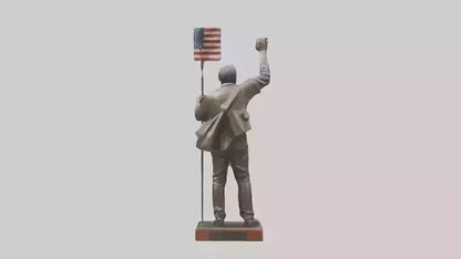 Freedom Rider statue model 3D model
