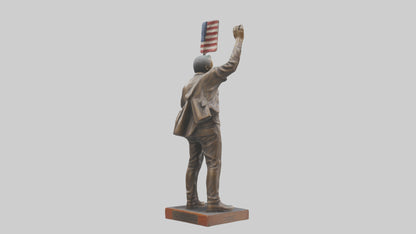 Freedom Rider statue model 3D model