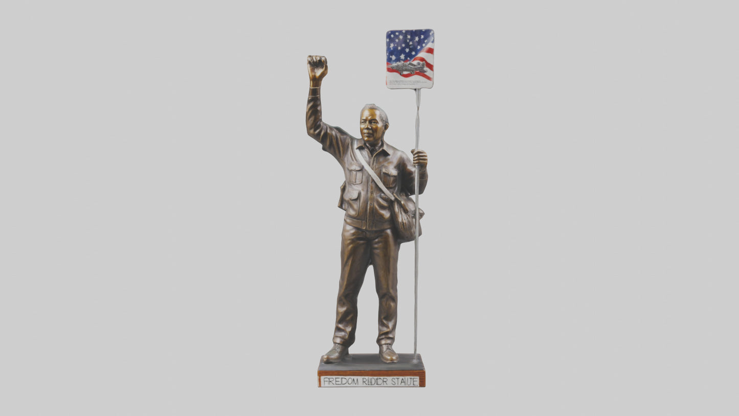Freedom Rider statue model 3D model