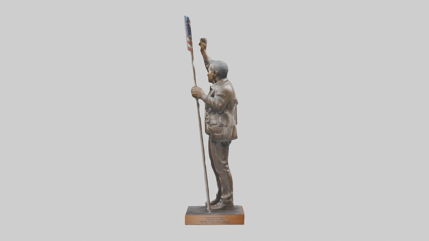 Freedom Rider statue model 3D model