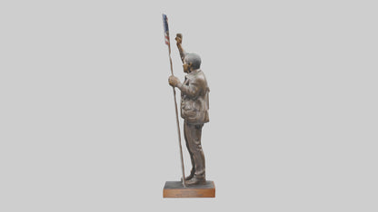 Freedom Rider statue model 3D model