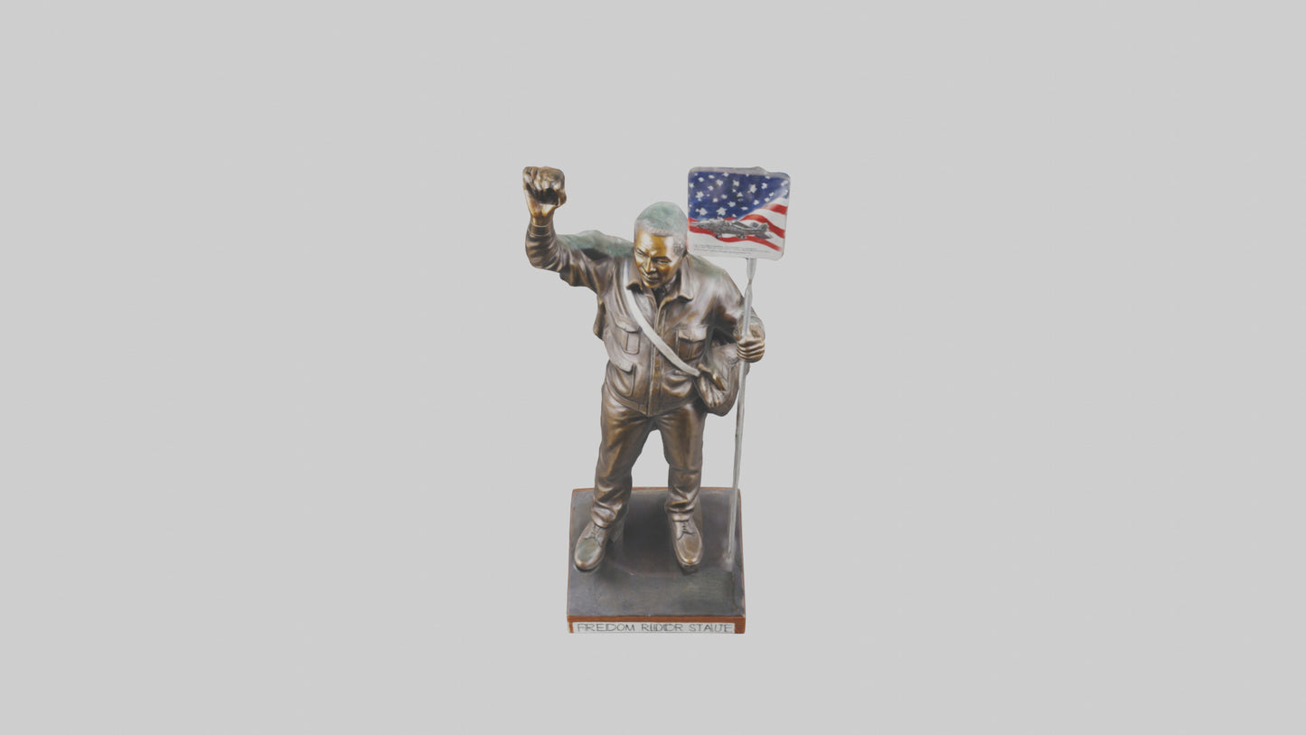 Freedom Rider statue model 3D model