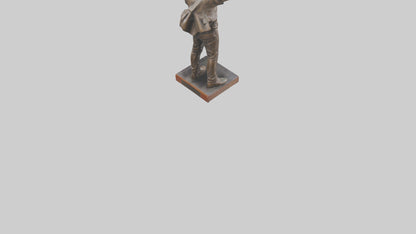 Freedom Rider statue model 3D model