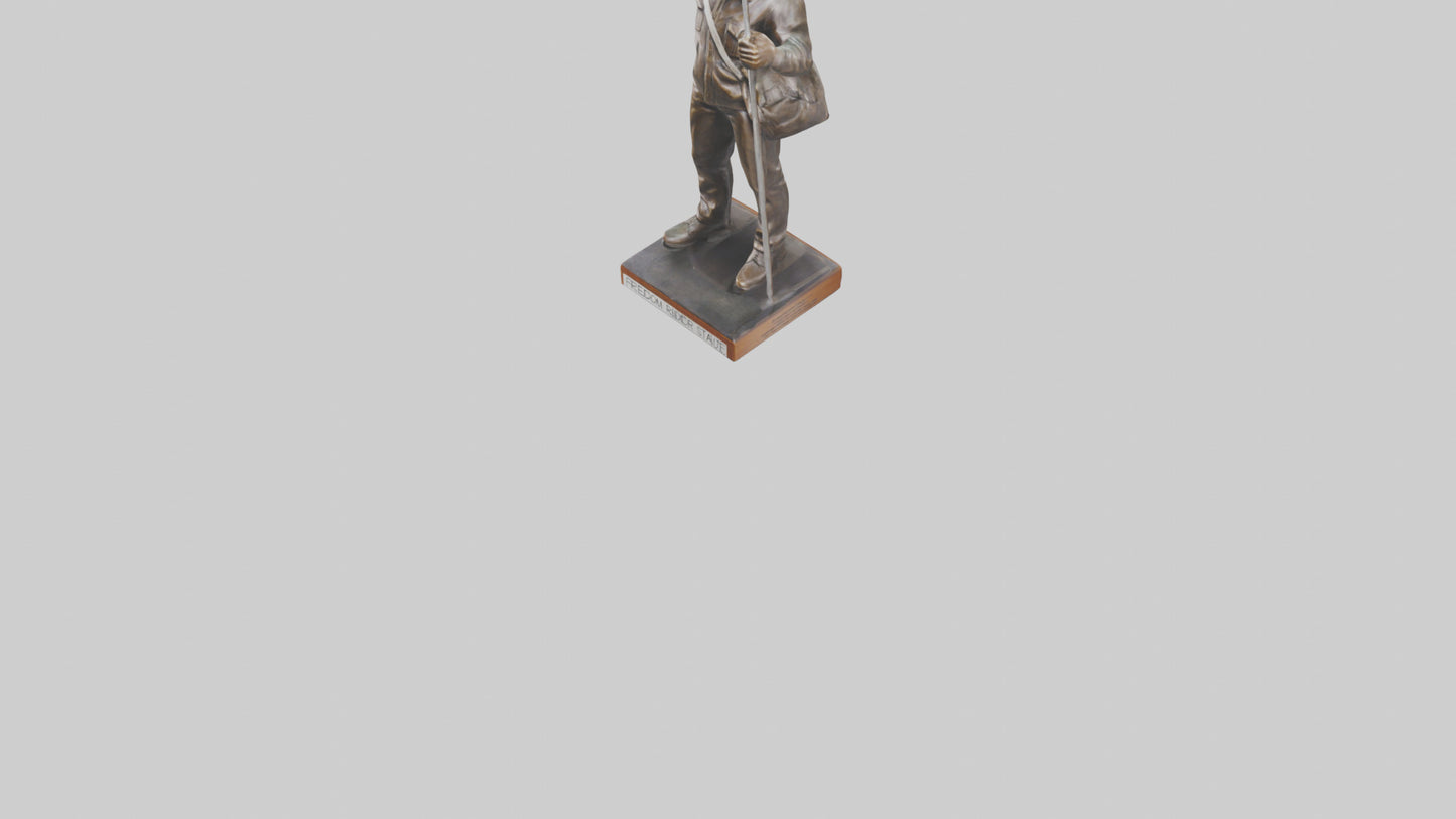 Freedom Rider statue model 3D model