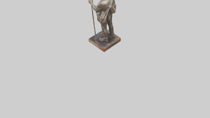 Freedom Rider statue model 3D model