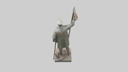 Freedom Soldier Sculpture model 3D model
