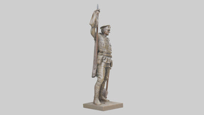 Freedom Soldier Sculpture model 3D model