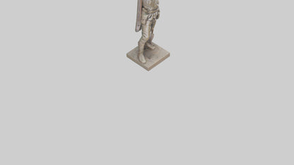 Freedom Soldier Sculpture model 3D model