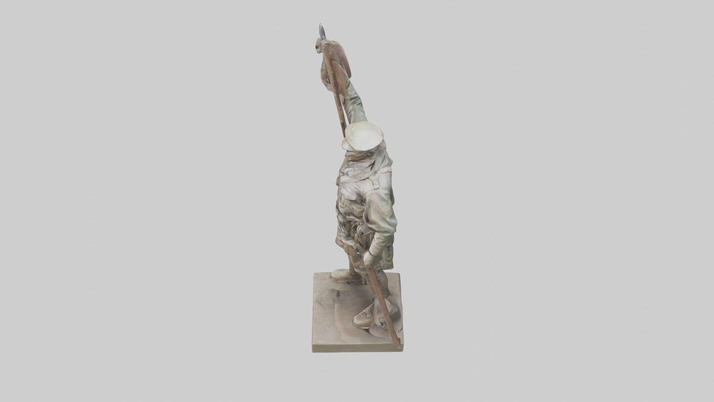 Freedom Soldier Sculpture model 3D model