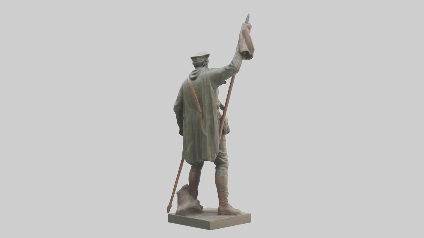 Freedom Soldier Sculpture model 3D model