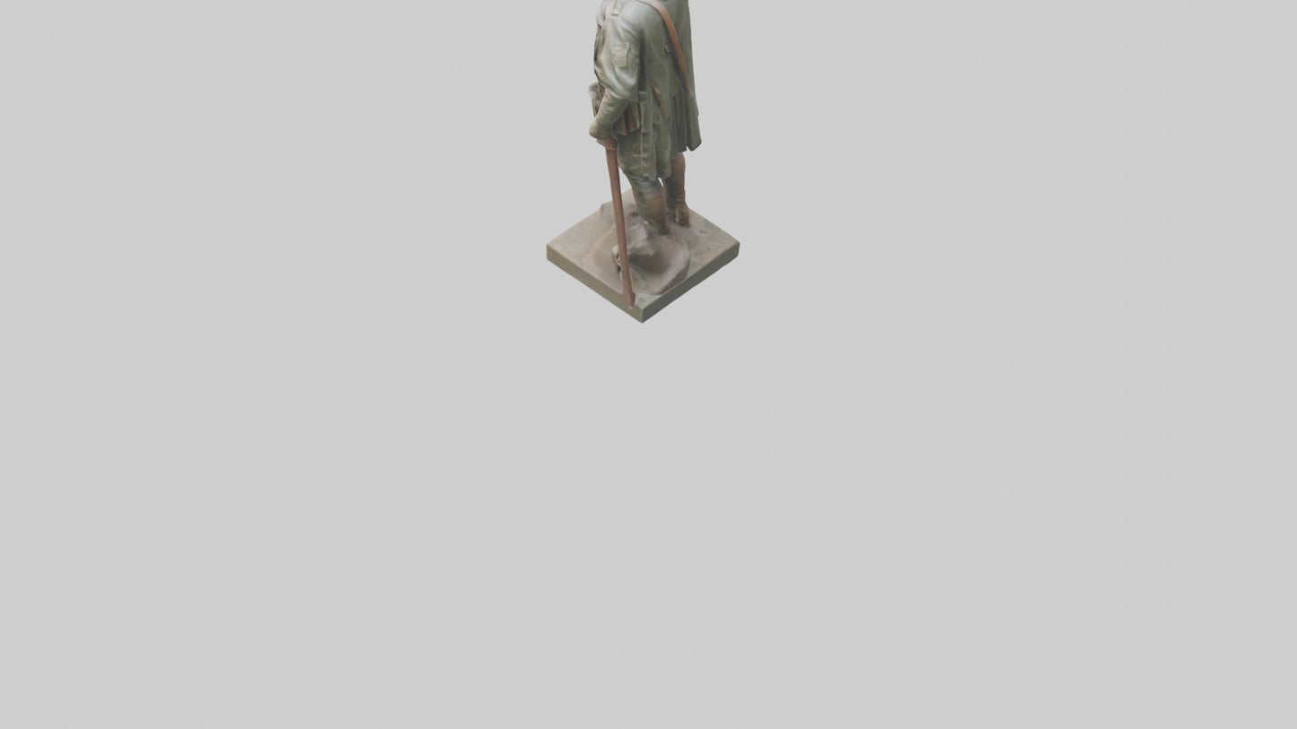 Freedom Soldier Sculpture model 3D model
