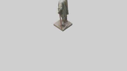 Freedom Soldier Sculpture model 3D model