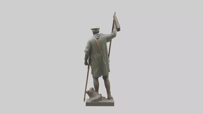 Freedom Soldier Sculpture model 3D model