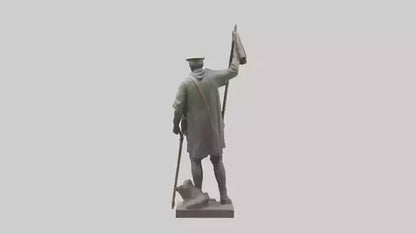 Freedom Soldier Sculpture model 3D model