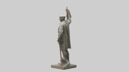 Freedom Soldier Sculpture model 3D model