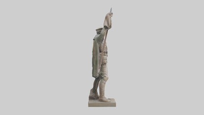 Freedom Soldier Sculpture model 3D model