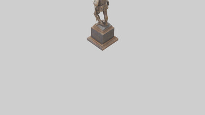 Freedom Through Sacrifice statue model 3D model