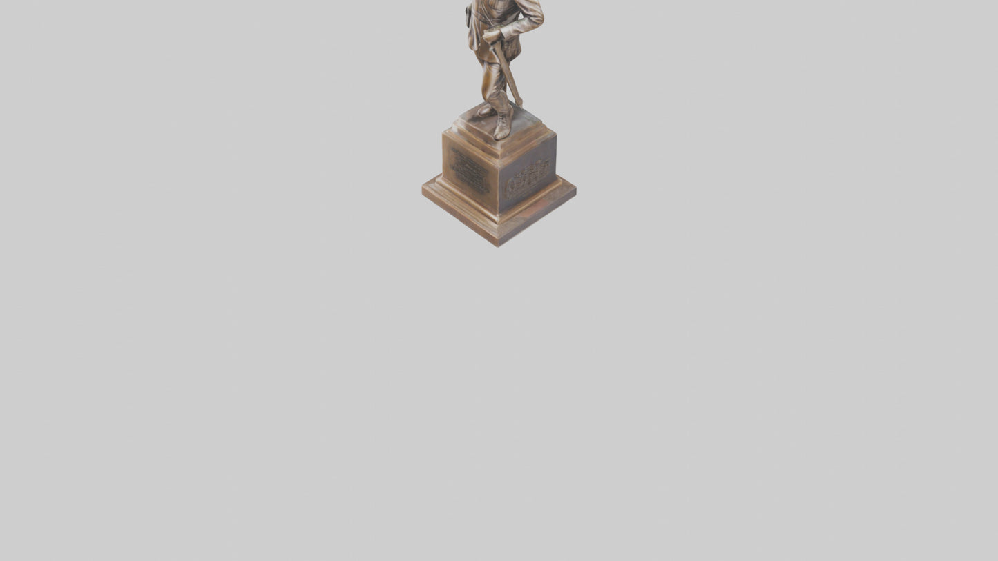 Freedom Through Sacrifice statue model 3D model