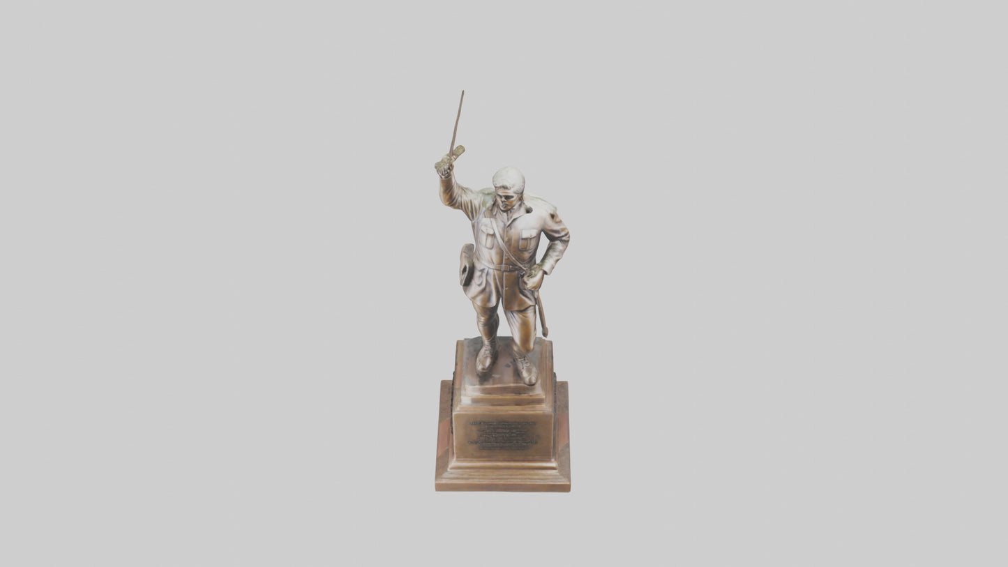 Freedom Through Sacrifice statue model 3D model