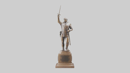 Freedom Through Sacrifice statue model 3D model