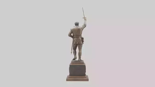 Freedom Through Sacrifice statue model 3D model
