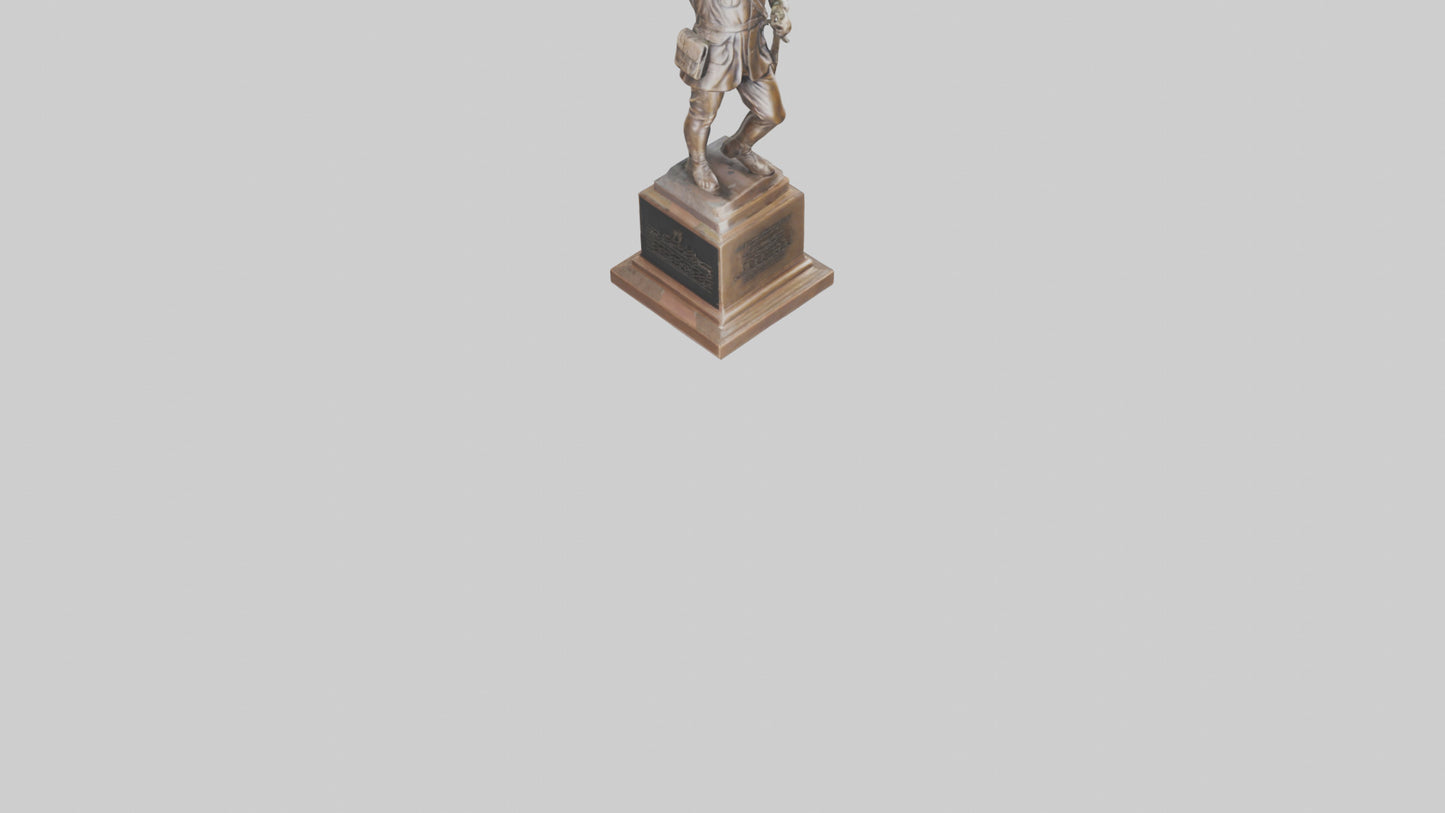 Freedom Through Sacrifice statue model 3D model