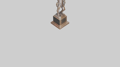 Freedom Through Sacrifice statue model 3D model