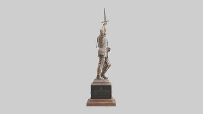 Freedom Through Sacrifice statue model 3D model