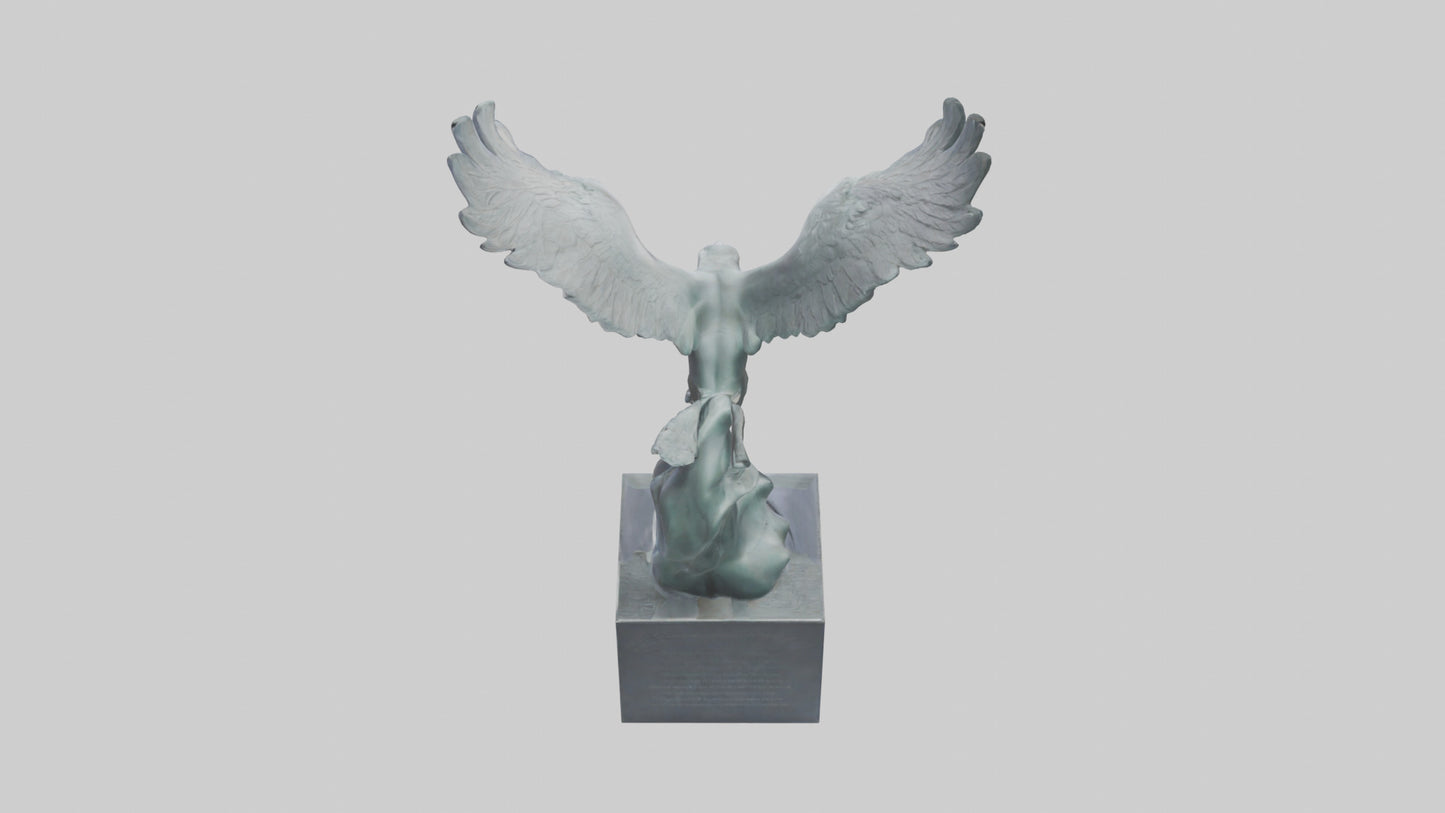 Freedom to Fly statue model 3D model