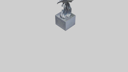 Freedom to Fly statue model 3D model
