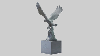 Freedom to Fly statue model 3D model