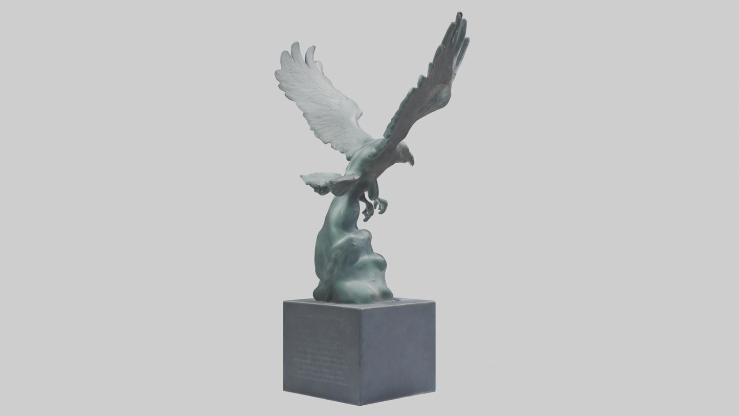 Freedom to Fly statue model 3D model