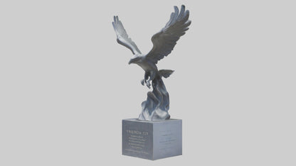 Freedom to Fly statue model 3D model