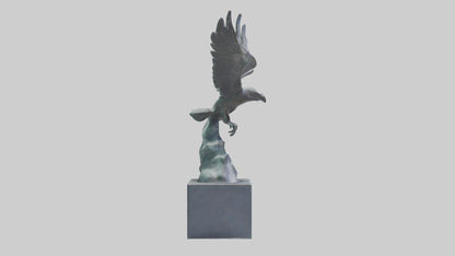 Freedom to Fly statue model 3D model