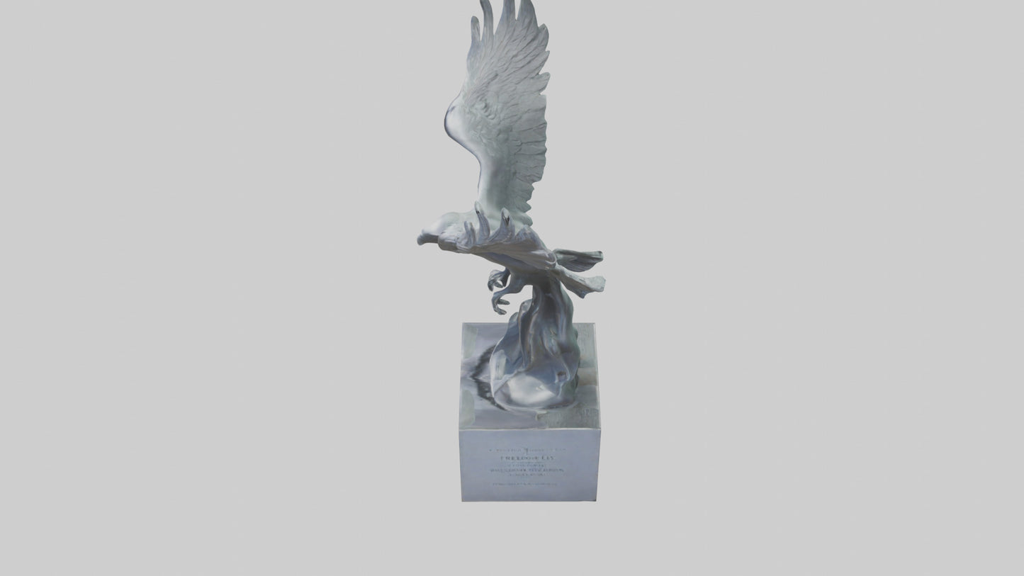 Freedom to Fly statue model 3D model