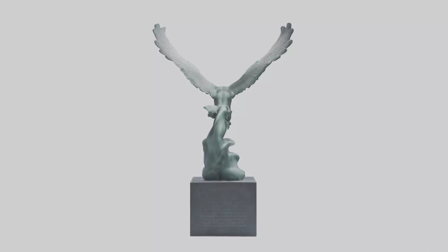 Freedom to Fly statue model 3D model