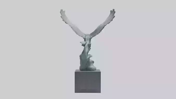 Freedom to Fly statue model 3D model