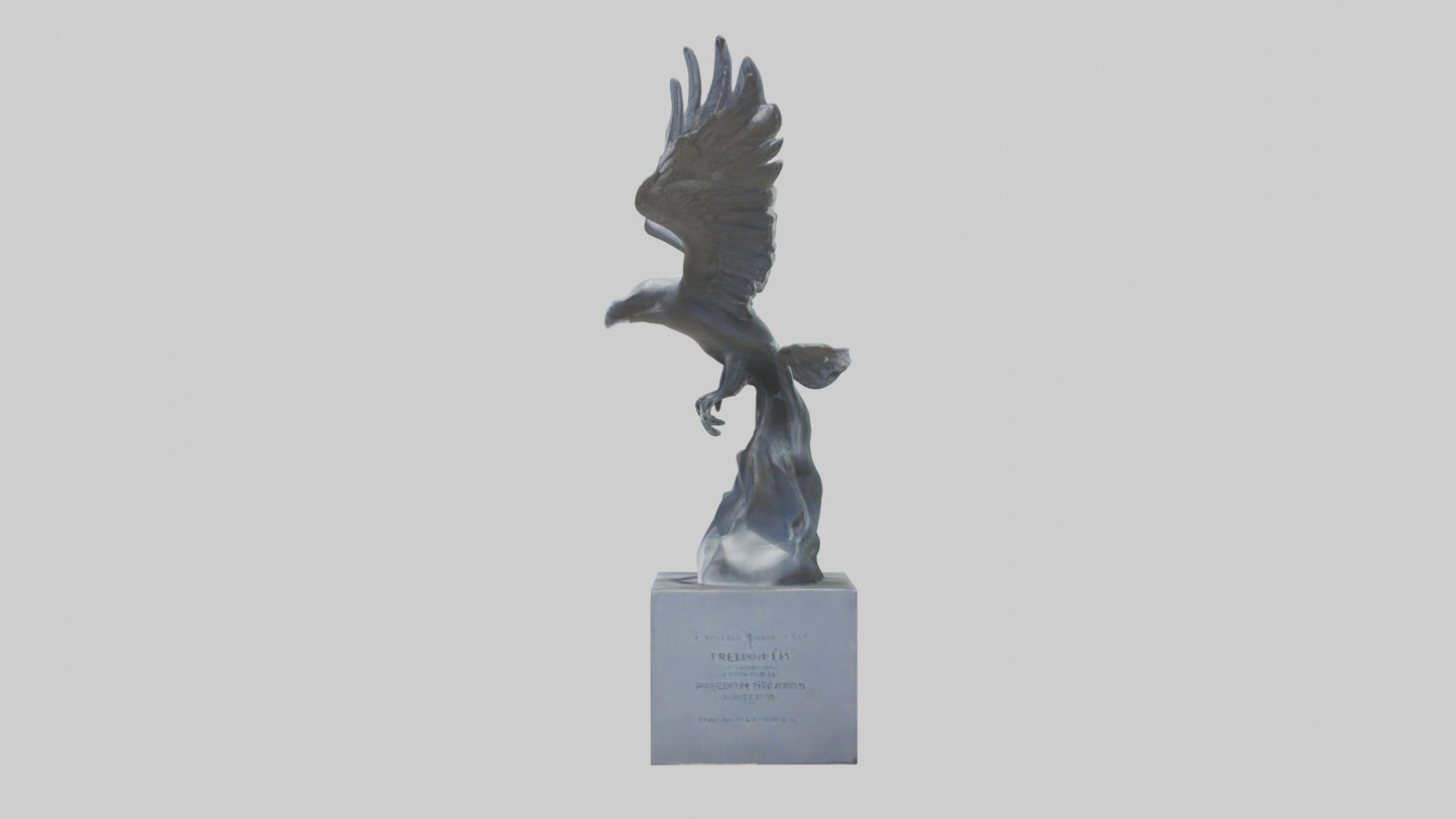 Freedom to Fly statue model 3D model