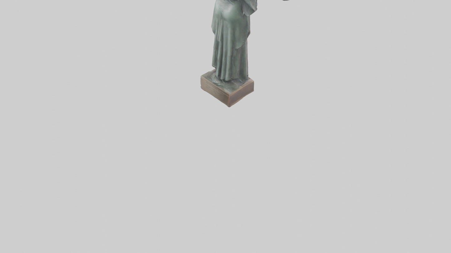 Freedom to Live statue model 3D model