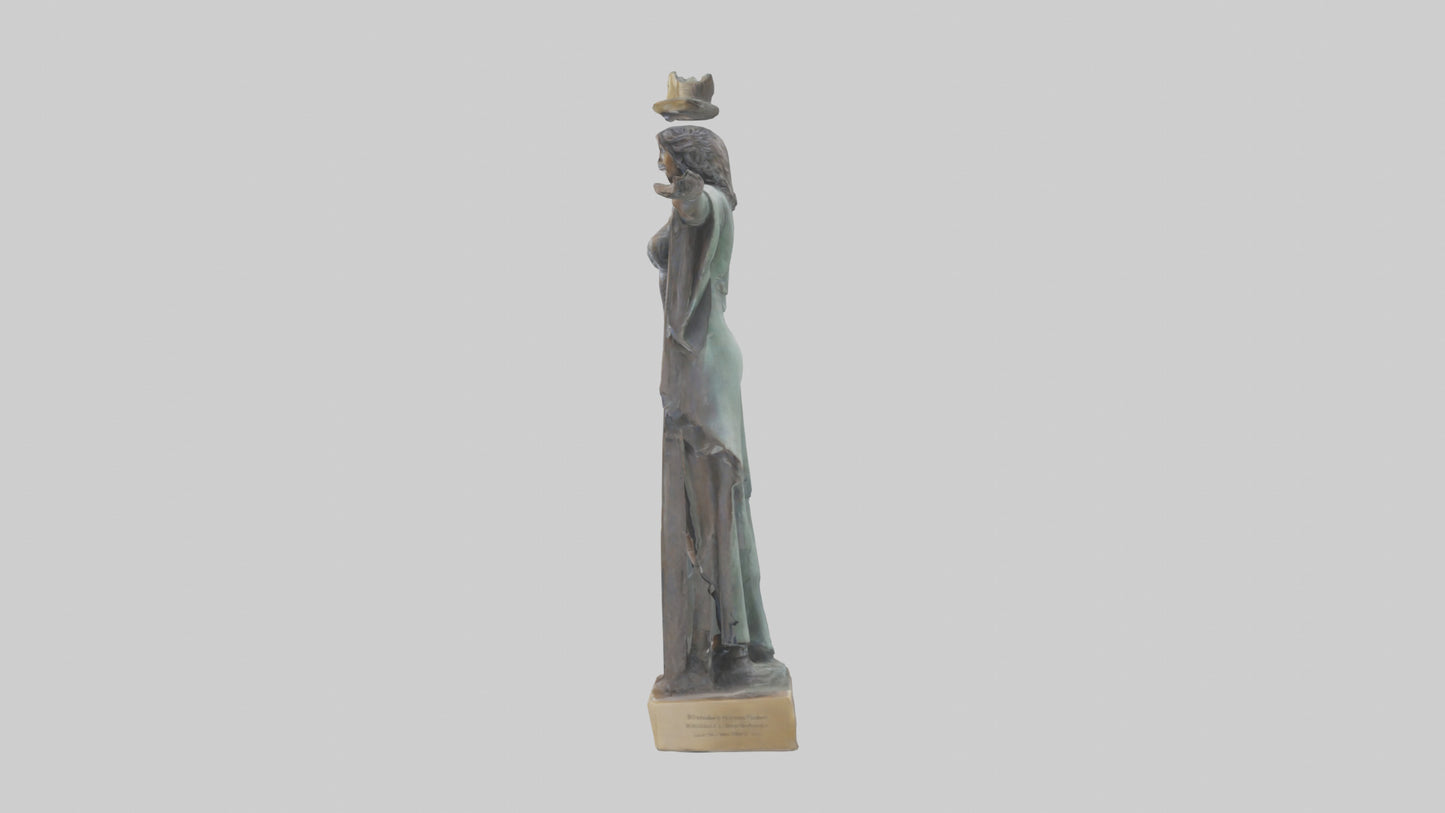 Freedom to Live statue model 3D model