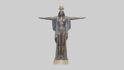 Freedom to Live statue model 3D model