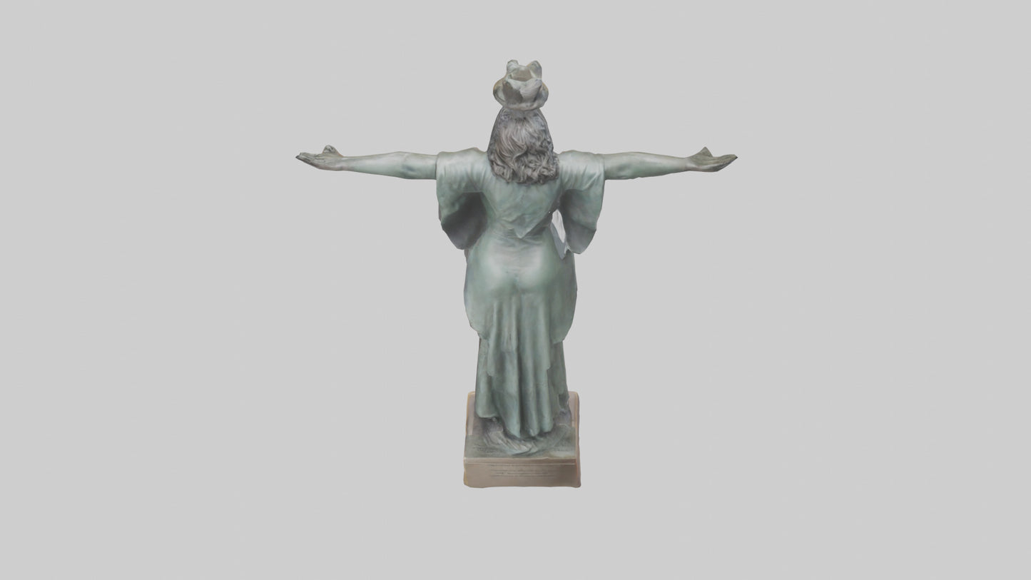Freedom to Live statue model 3D model