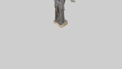 Freedom to Live statue model 3D model