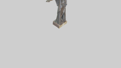 Freedom to Live statue model 3D model